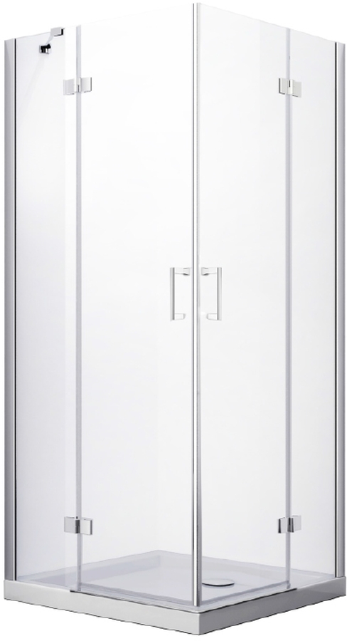Besco Viva box doccia 80x80 cm quadrato cromo lucida/vetro trasparente VK-80-195-C