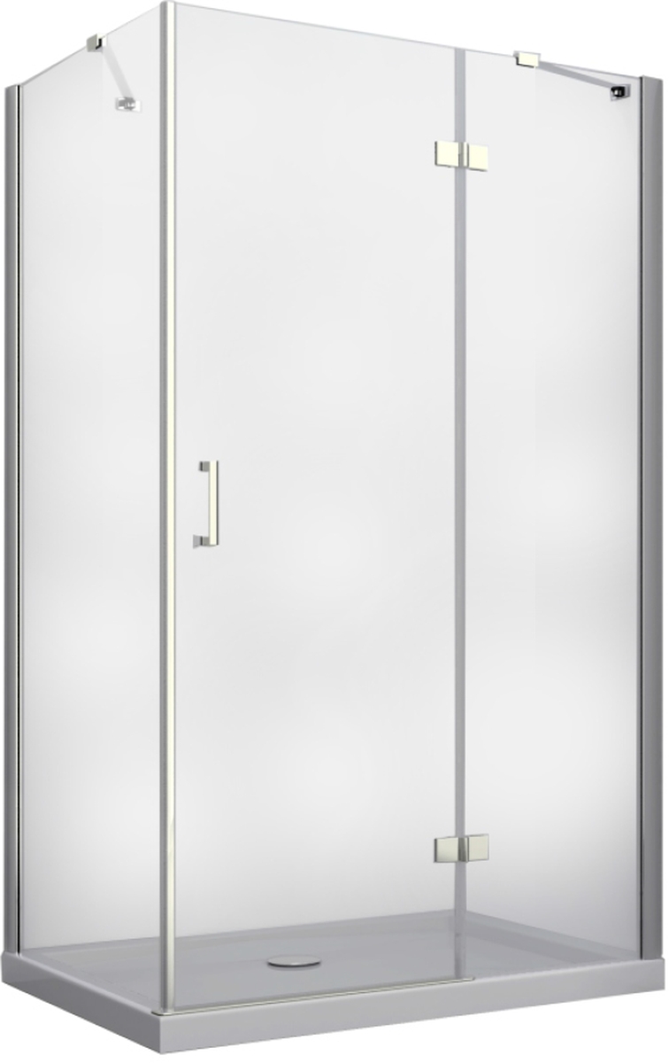 Besco Viva box doccia 120x80 cm rettangolare cromo lucida/vetro trasparente VPP-128-195C
