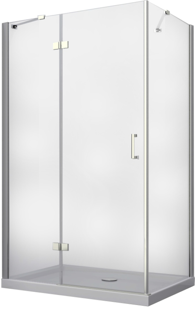 Besco Viva box doccia 120x80 cm rettangolare cromo lucida/vetro trasparente VPL-128-195C