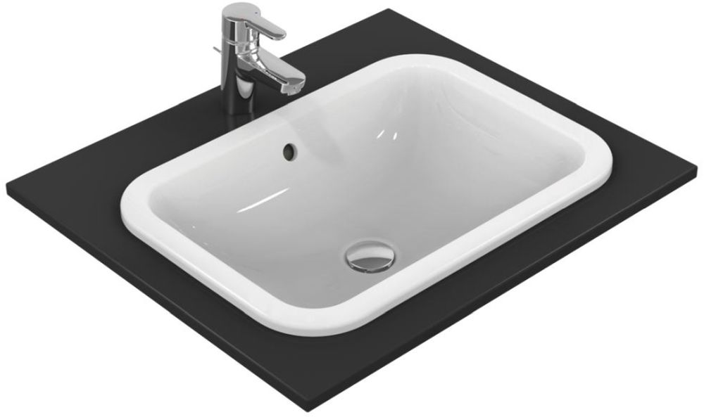 Ideal Standard Connect lavabo 58x41 cm rettangolare da incasso bianco E505901