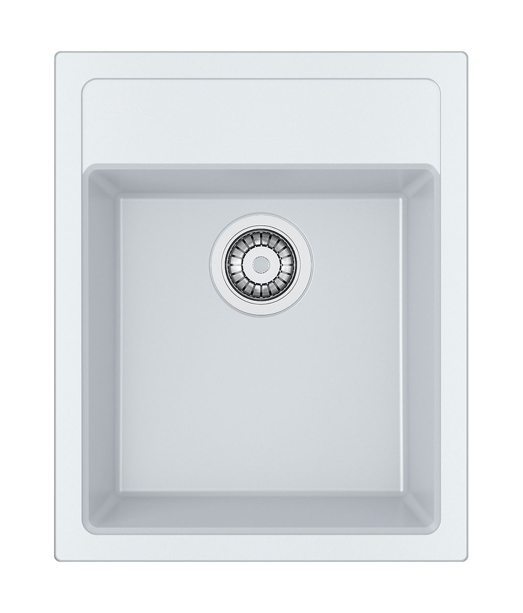 Franke Sirius lavello tectonite 53x43 cm bianco 114.0496.101