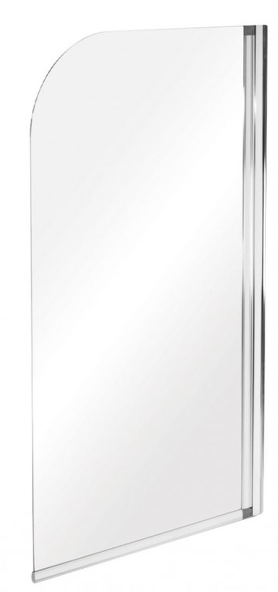 Besco Ambition parete vasca 75 cm 1 anta cromo lucida/vetro con motivo PA-1S