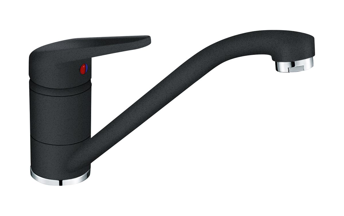 Franke Princess II rubinetto da cucina verticale nero 115.0470.661