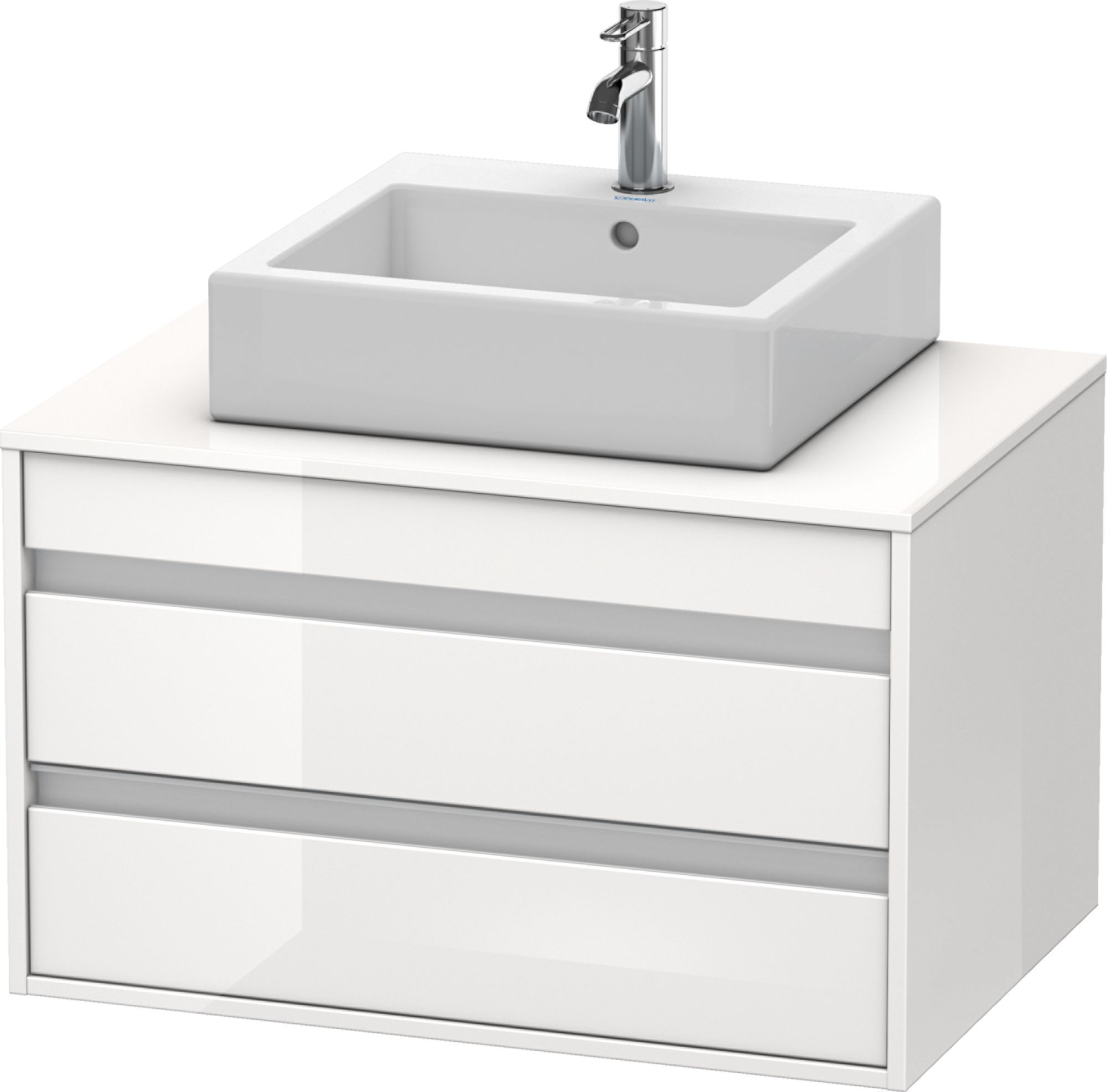Duravit Ketho armadietto 80x55x49.6 cm sottolavabo sospeso bianco KT665402222