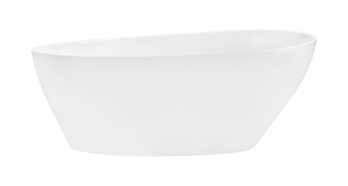 Besco Goya vasca da bagno freestanding 142x62 cm ovale bianco #WMD-140-G