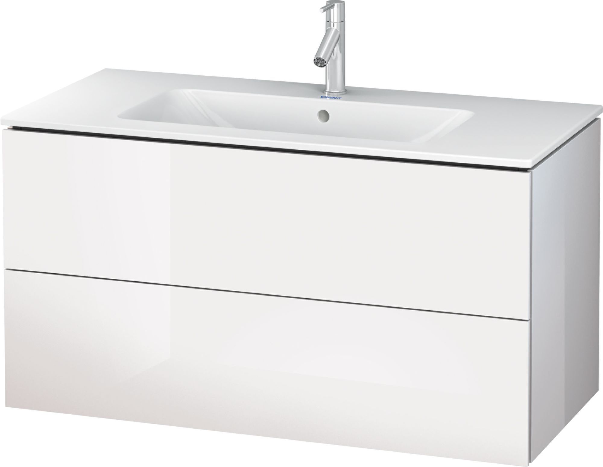 Duravit L-Cube armadietto 102x48.1x55 cm sottolavabo sospeso bianco LC624202222
