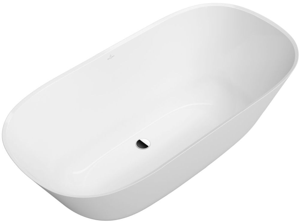 Villeroy & Boch Theano vasca da bagno freestanding 155x75 cm ovale bianco UBQ155ANH7F200V-01