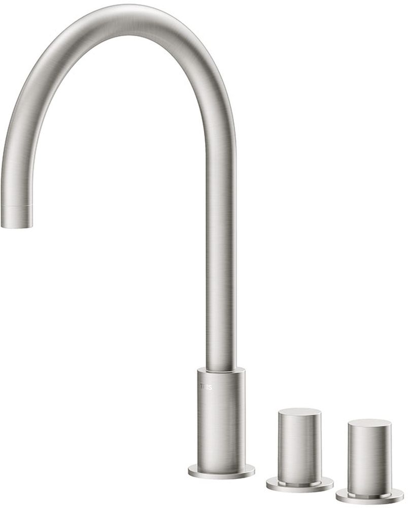 Tres Study Exclusive rubinetto per lavabo verticale acciaio 061.105.01.AC