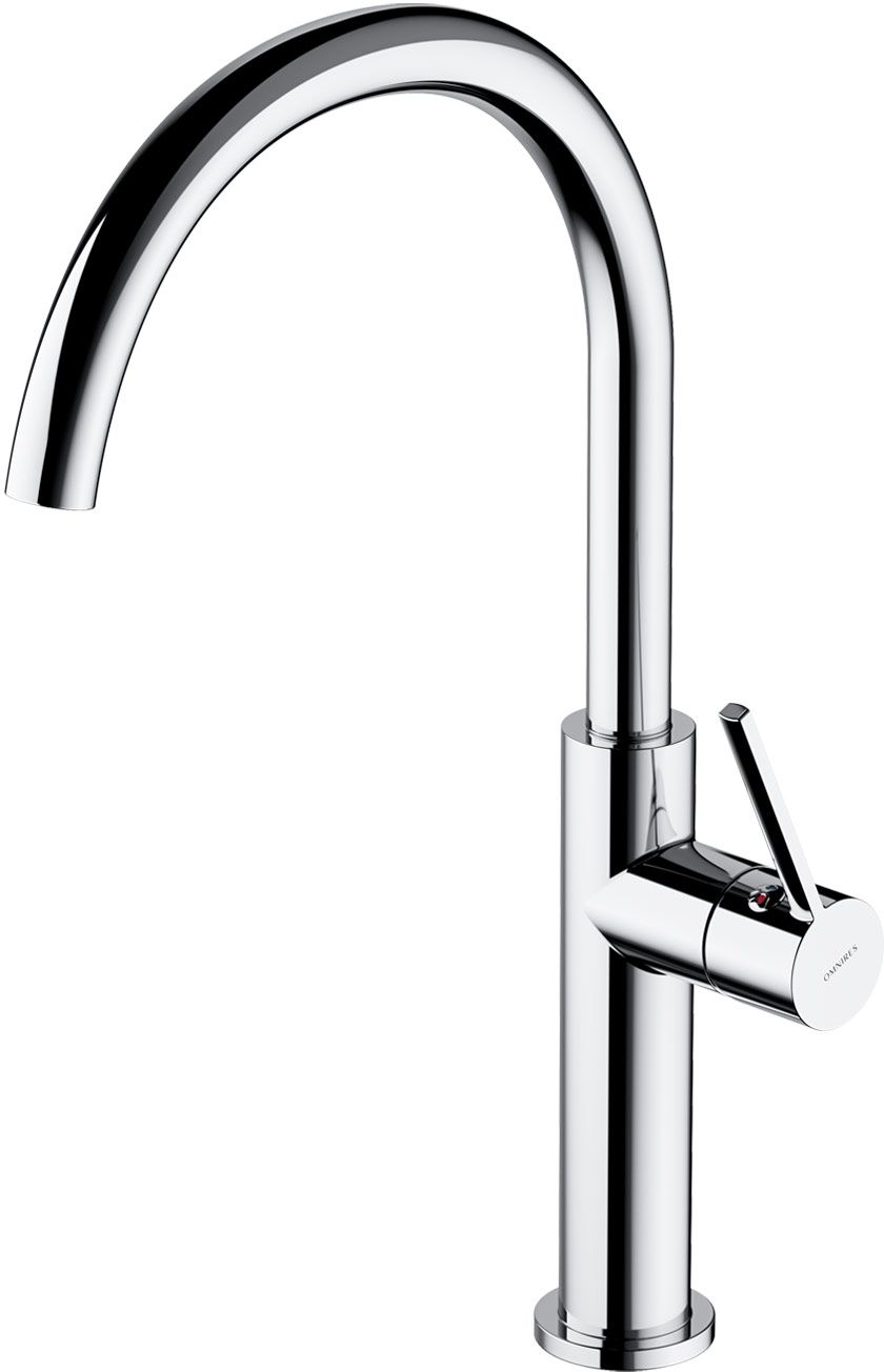 Omnires Tula rubinetto da cucina verticale cromo TL6050CR