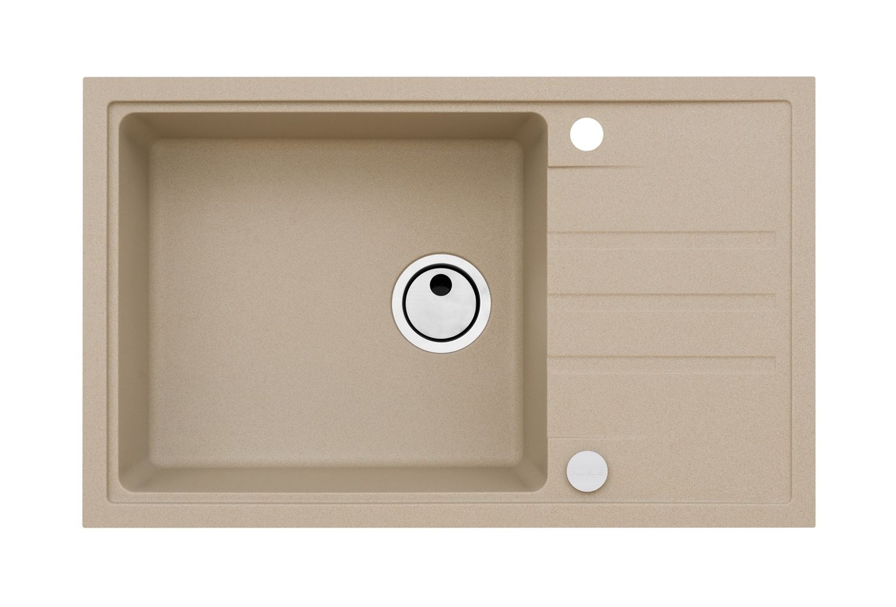 Alveus Intermezzo lavello in granito 78x48 cm beige 1313055