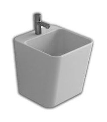 Hatria G-Full lavabo 48x40 cm rettangolare a parete bianco YXJG01