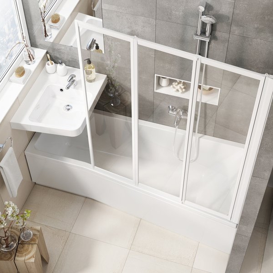 Ravak BeHappy II rivestimento per vasca da bagno CZ98100A00