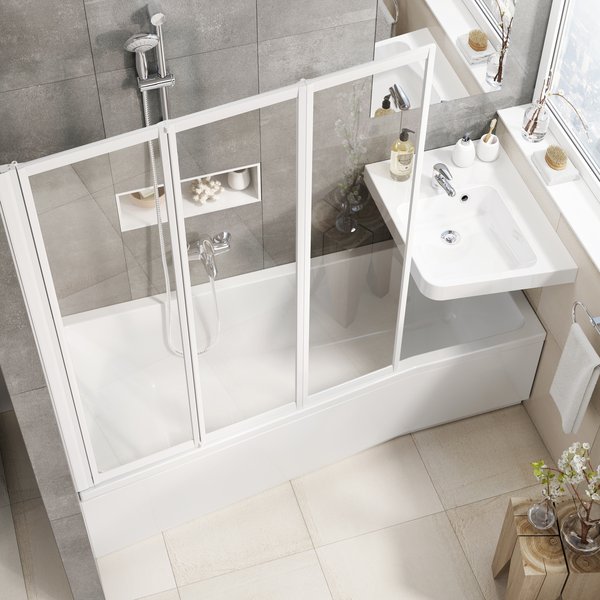 Ravak BeHappy II rivestimento per vasca da bagno CZ95100A00