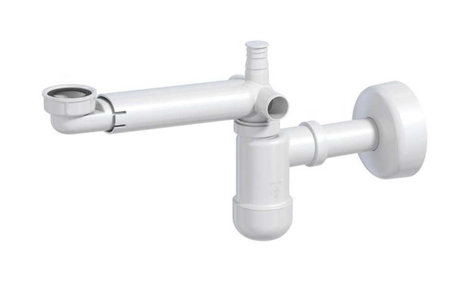 Ravak sifone per lavabo a bottiglia bianco X01612