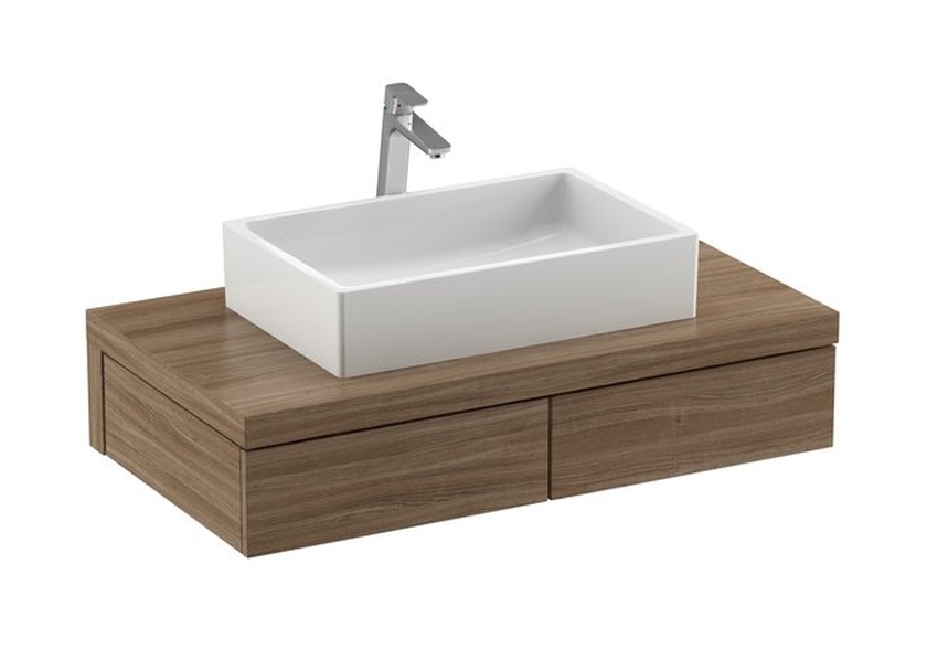 Ravak Formy armadietto 100x55x22 cm sottolavabo sospeso noce X000001036