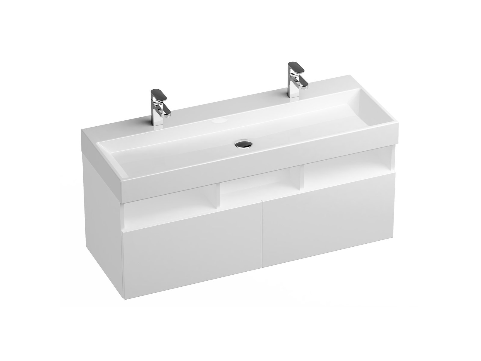 Ravak Natural armadietto 120x45x45 cm sottolavabo sospeso bianco X000001053