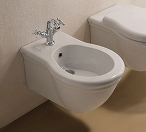 Globo Paestum bidet sospeso bianco PAS10.BI