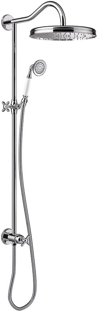 Tres Monoclasic set doccia a parete cromo 242.476.02