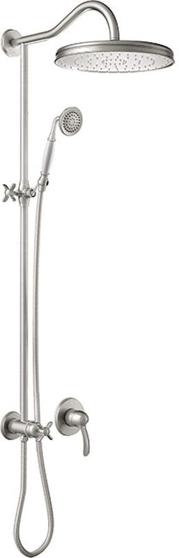 Tres Monoclasic set doccia da incasso con soffione acciaio 242.177.03.AC