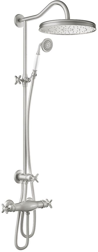 Tres Monoclasic set doccia a parete con termostato con soffione || 242.195.01.AC