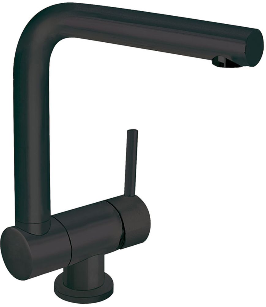 Tres Abatible rubinetto da cucina verticale nero 030.335.NM