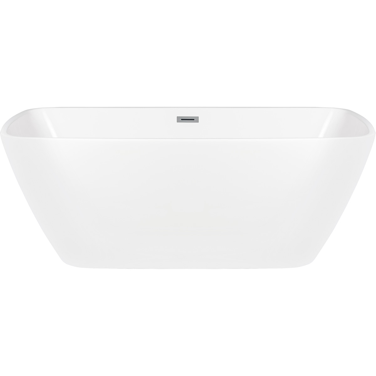 Oltens Millaa vasca da bagno freestanding 170x78 cm ovale bianco 12002000