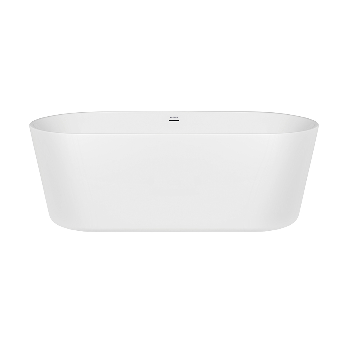 Oltens Inga vasca da bagno freestanding 177x80 cm ovale bianco 12004000