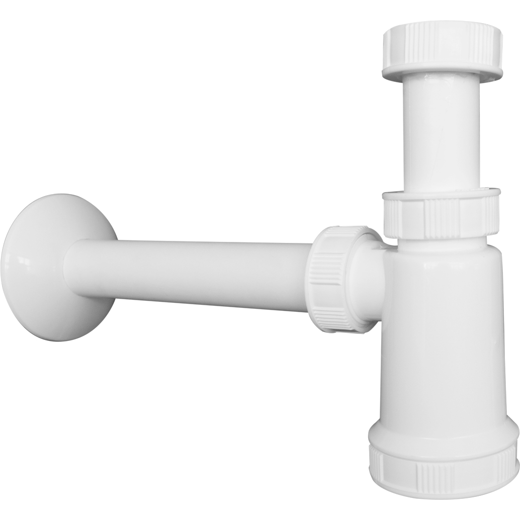 Oltens Harkan sifone per lavabo a bottiglia bianco 02101000