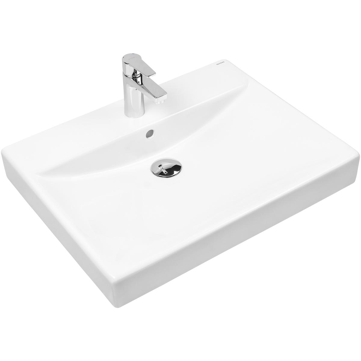 Oltens Hofsa lavabo 60x46 cm rettangolare da appoggio bianco 41805000