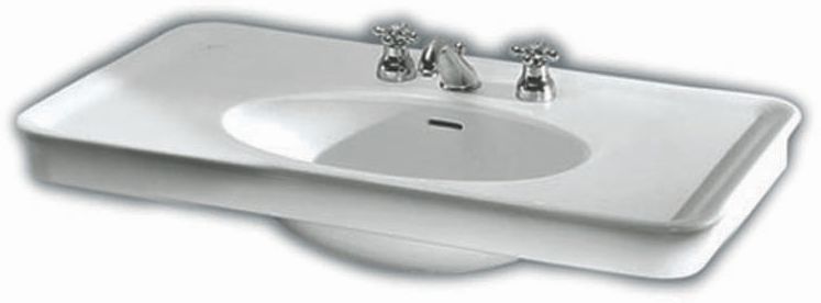 Hatria Dolcevita lavabo 100x55 cm rettangolare a parete bianco Y0F001