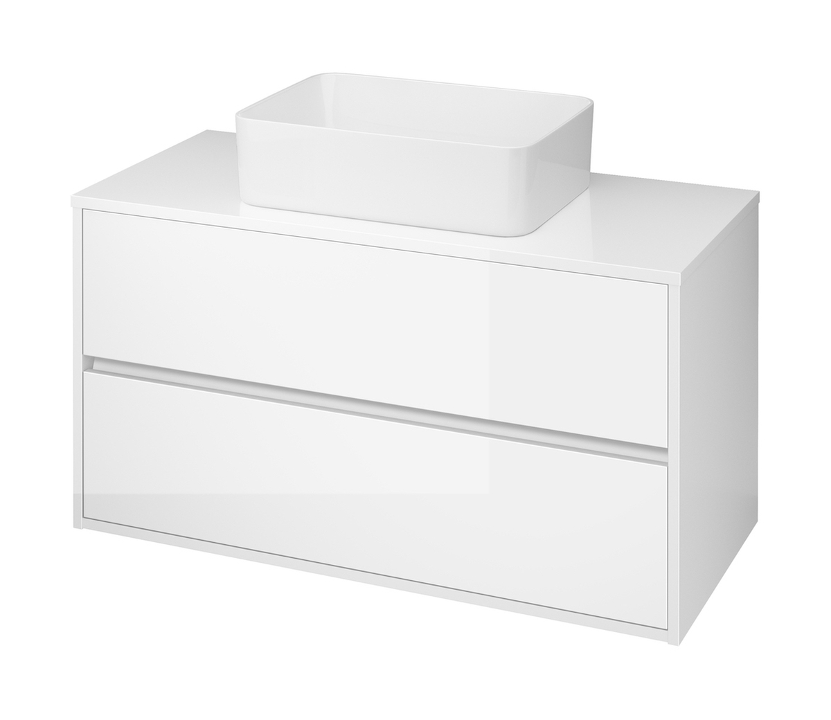 Cersanit Crea armadietto 99x45x53 cm sottolavabo sospeso bianco S924-006