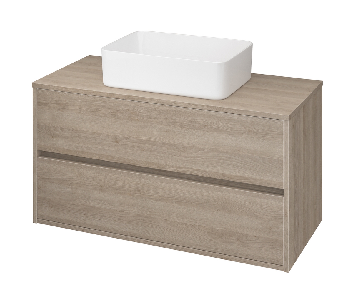 Cersanit Crea armadietto 99x45x53 cm sottolavabo sospeso rovere S924-012