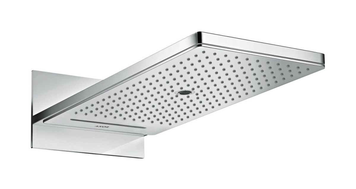 Axor ShowerSolutions soffione doccia 58x25.8 cm rettangolare cromo 35283000