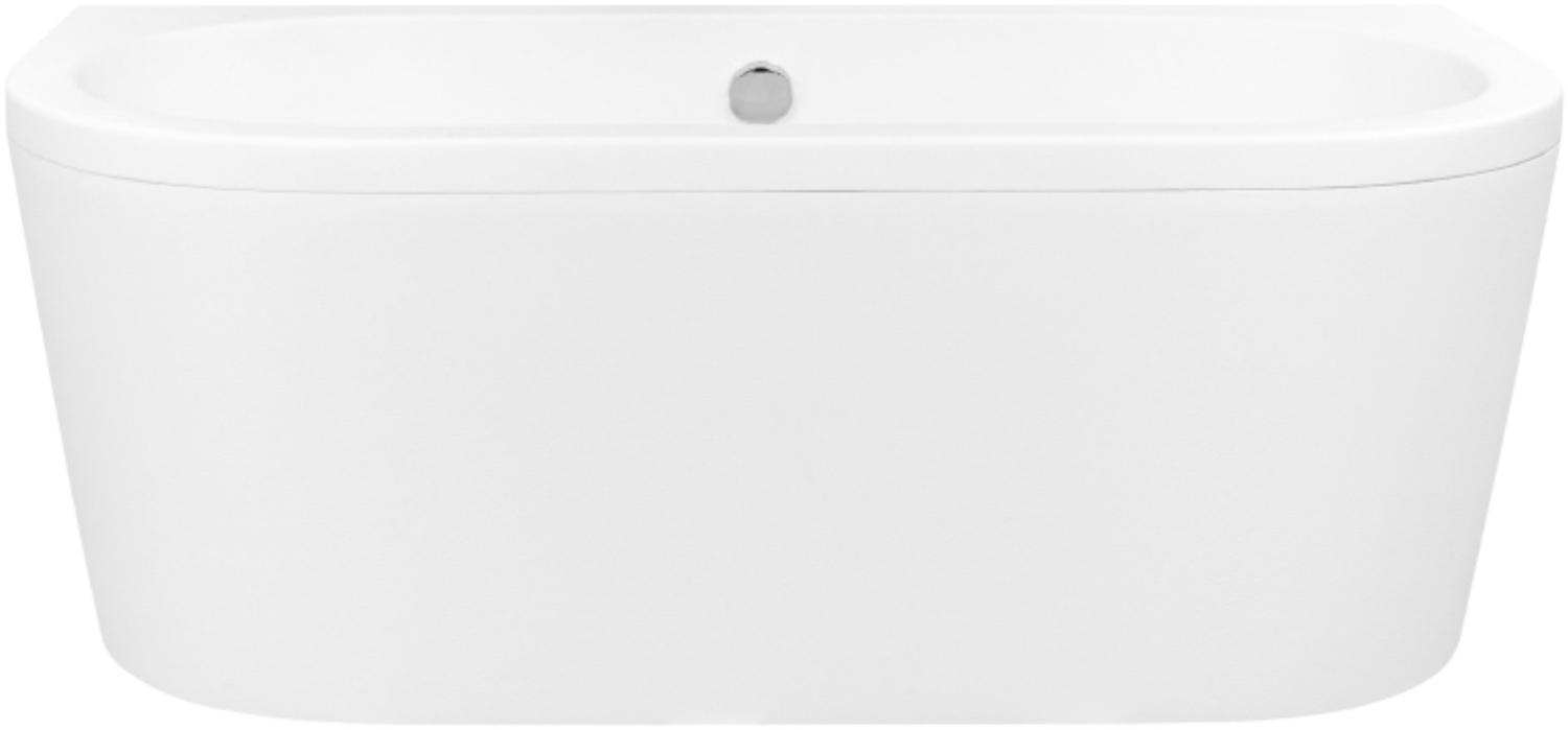 Besco Volya vasca da bagno a parete 150x75 cm ovale bianco #WKV-150-WS