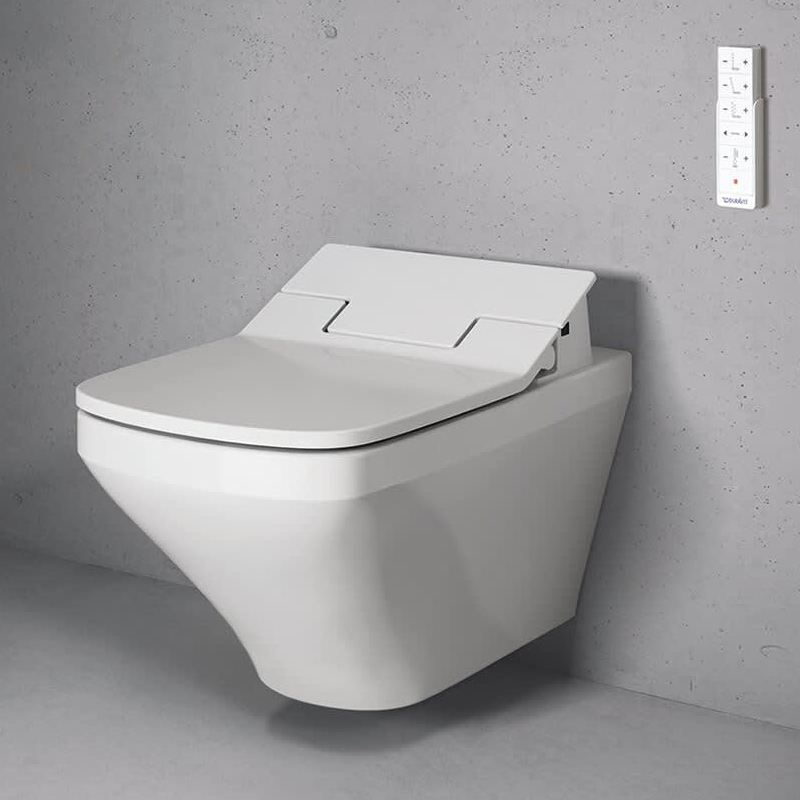 Duravit SensoWash vaso con sedile bidet sospeso senza brida bianco 631001002004300