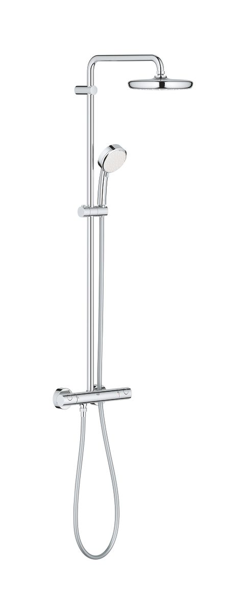 Grohe New Tempesta set doccia a parete con termostato StarLight Chrome 27922001