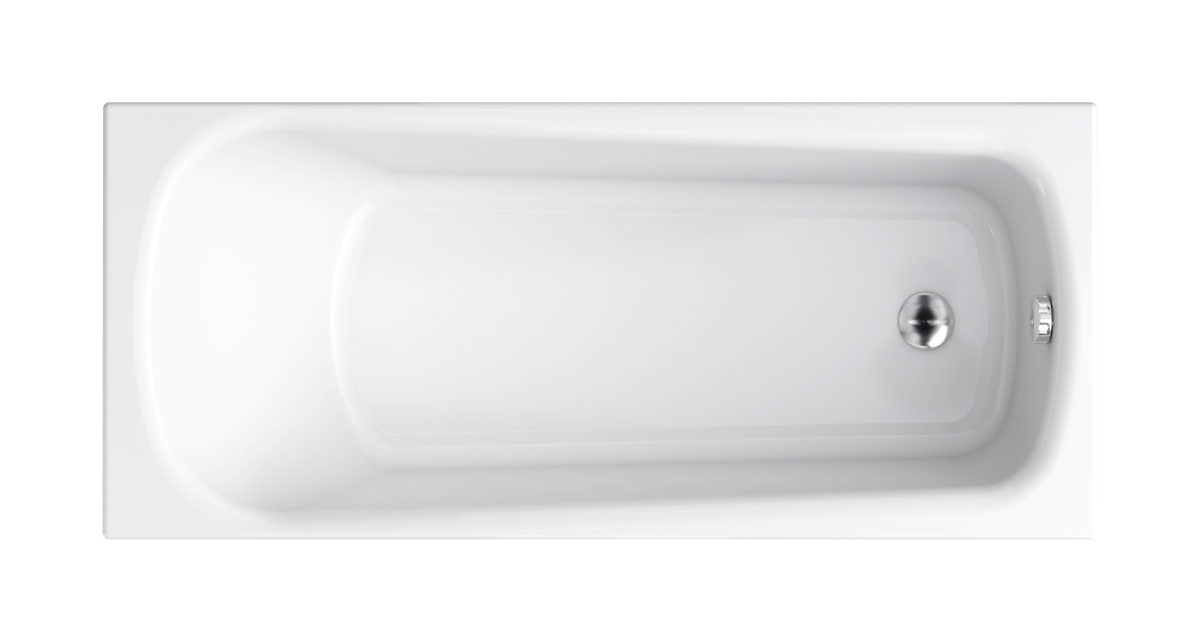 Cersanit Nao vasca da bagno rettangolare 160x70 cm bianco S301-243