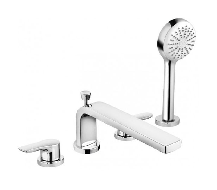 Kludi Pure&Solid rubinetto per vasca e doccia bordo vasca cromo 344230575