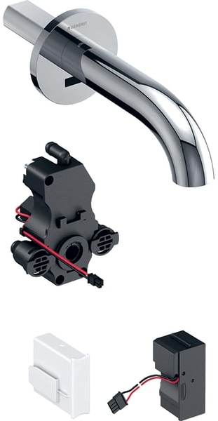 Geberit Piave rubinetto d'arresto per lavabo da incasso elettronico cromo 116.281.21.1