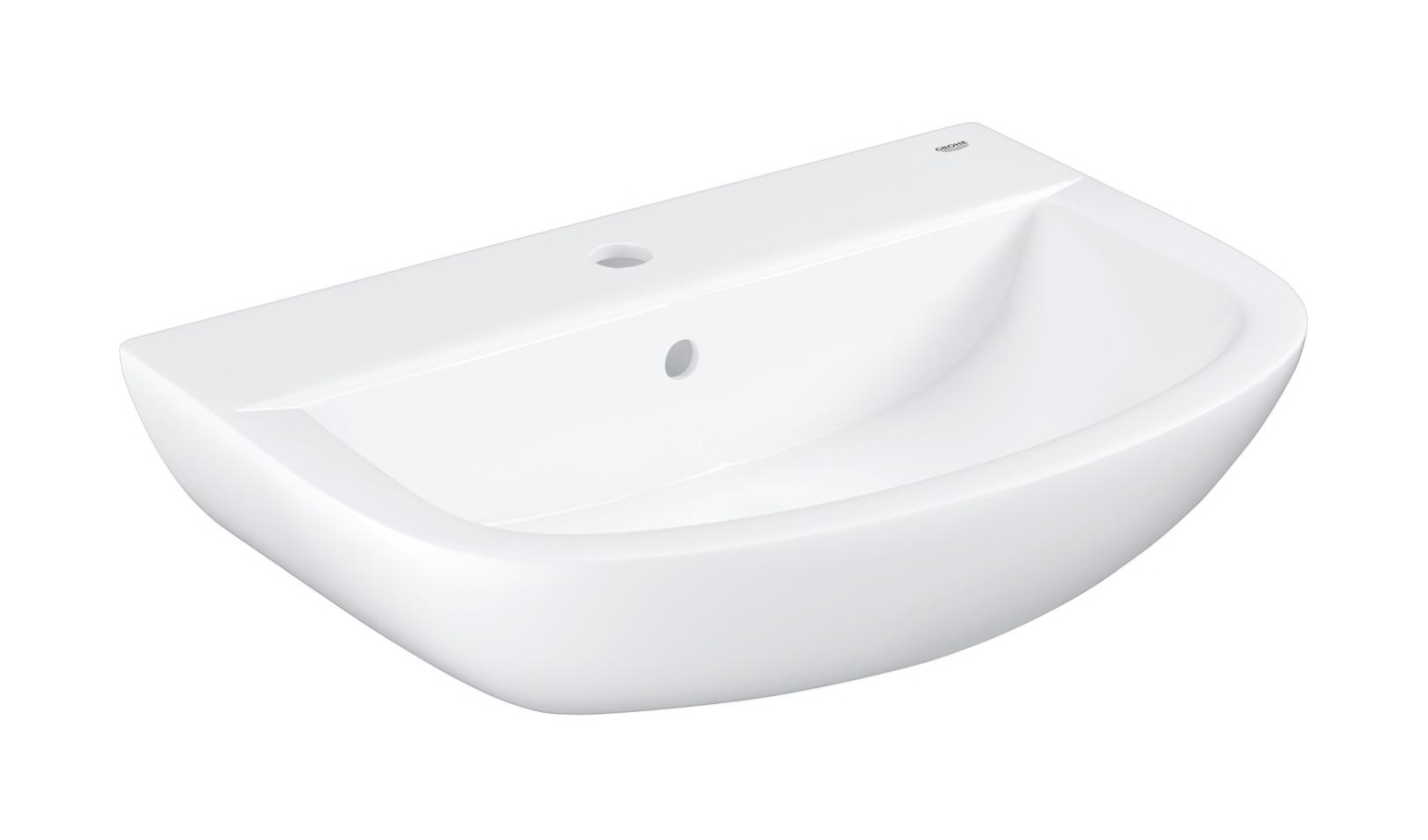 Grohe Bau Ceramic lavabo 60.9x44.2 cm semicircolare a parete bianco 39421000