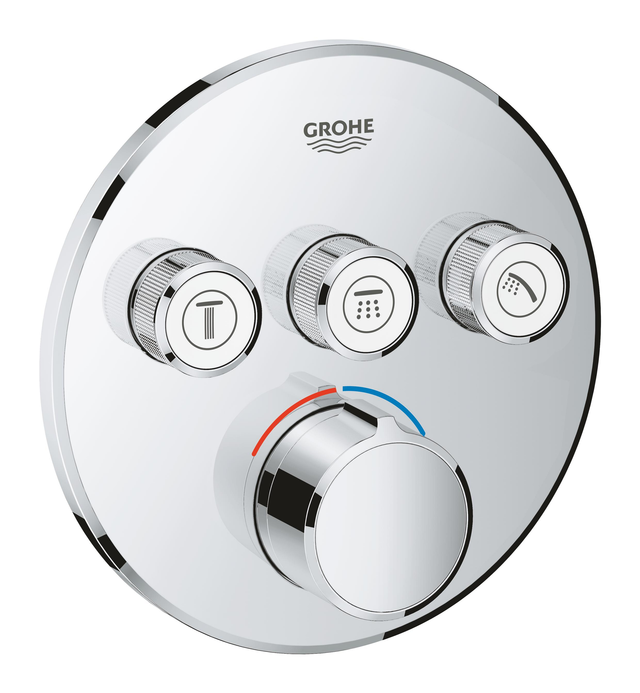 Grohe SmartControl rubinetto per vasca e doccia da incasso cromo 29146000