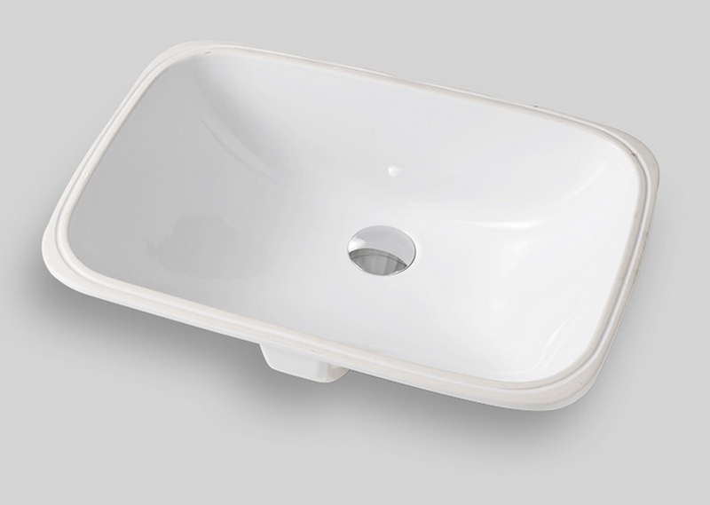 Art Ceram Nettuno lavabo 56x38 cm rettangolare sottopiano bianco NTL00101;00