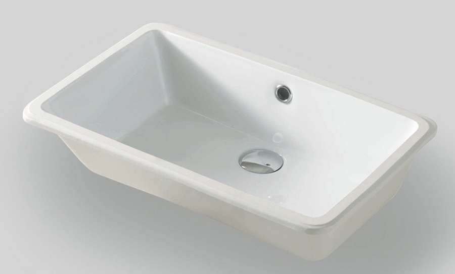 Art Ceram Gea lavabo 53x34.5 cm rettangolare sottopiano bianco GEL00101;00