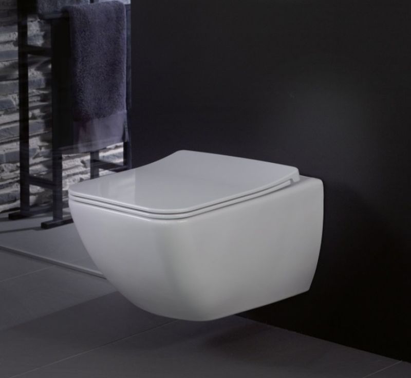 Villeroy & Boch Venticello combi-pack set con copriwater sospeso si bianco 4611RL01
