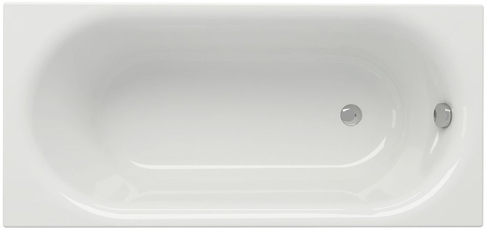 Cersanit Octavia vasca da bagno rettangolare 160x70 cm bianco S301-252