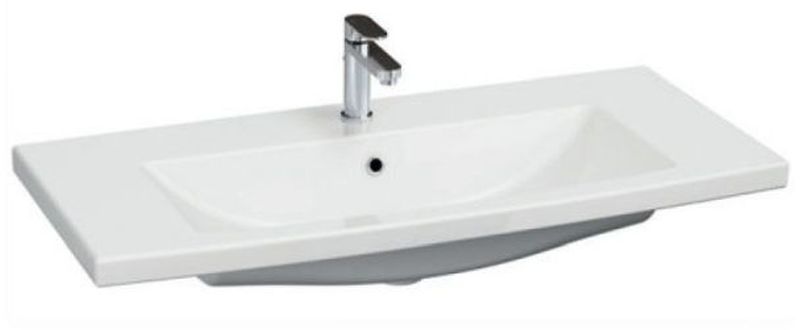 Cersanit Como lavabo 100x45.5 cm rettangolare da mobile bianco K32-016-EX1