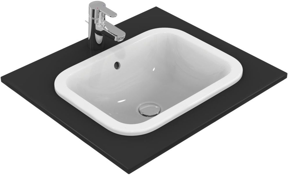 Ideal Standard Connect lavabo 50x38 cm rettangolare da incasso bianco E505701