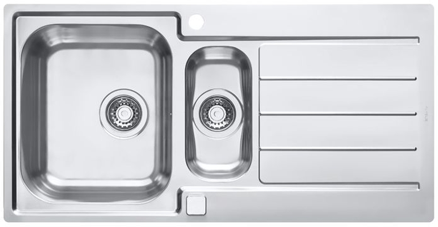 Alveus Line Maxim lavello in acciaio 98.5x50.5 cm acciaio 1085952