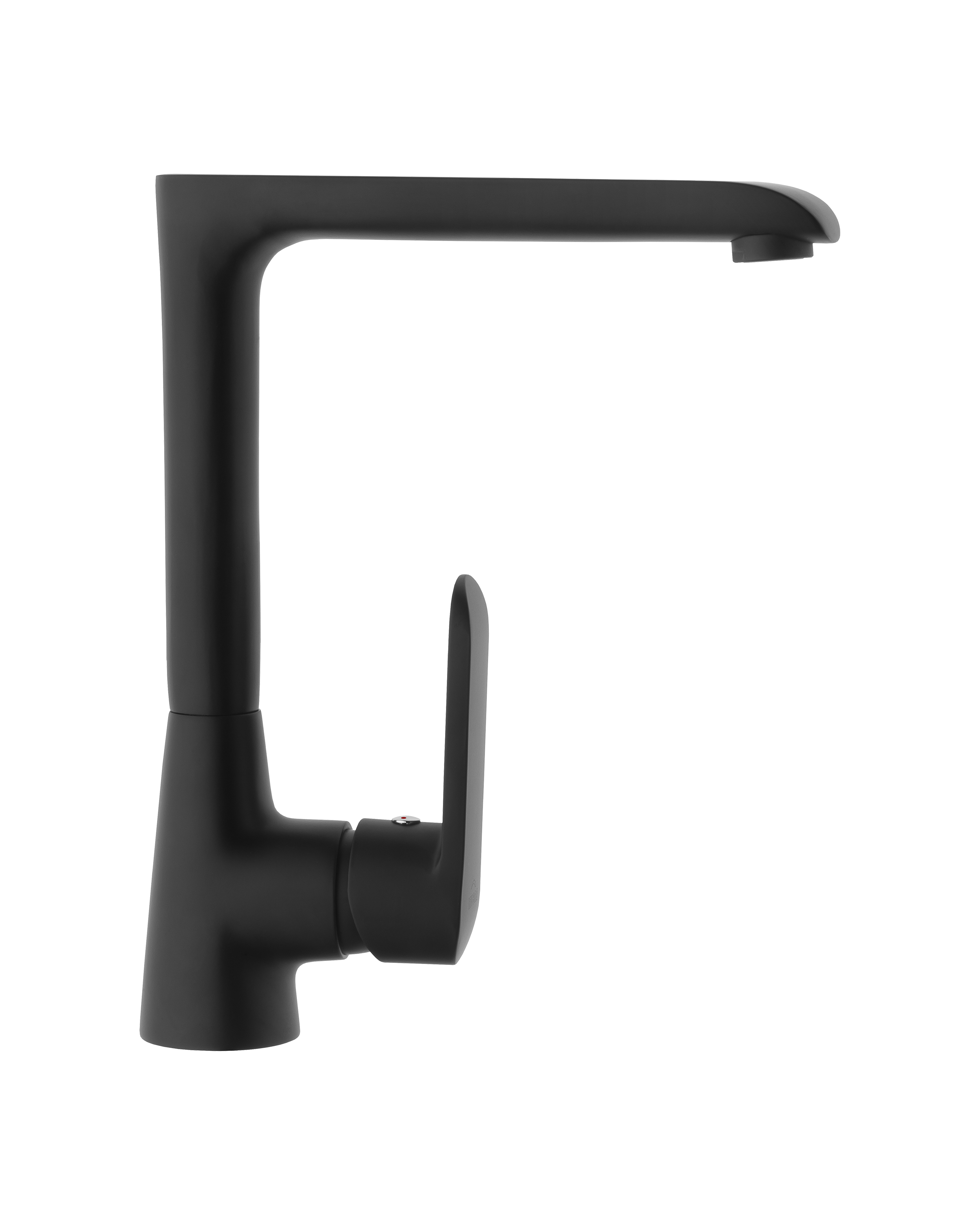 Invena Siros rubinetto da cucina verticale nero BZ-90-L04
