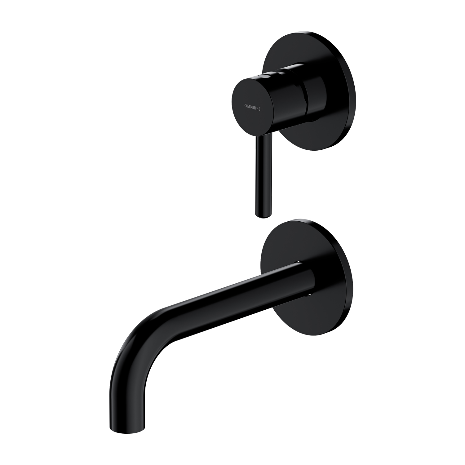 Omnires Y rubinetto per lavabo da incasso nero Y1215NBL